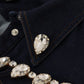 Dolce & Gabbana Elegant Crystal-Embellished Denim Jacket