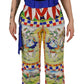 Dolce & Gabbana Multicolor High Waist Snow Pants