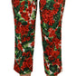 Dolce & Gabbana Chic Cropped Mid Waist Pants - Multicolor