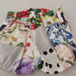 Dolce & Gabbana Patchwork High Waist Designer Shorts