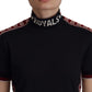 Dolce & Gabbana Elegant Black Turtle Neck Cotton Tee