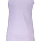 Cavalli Class Elegant Purple Tank Top with Wide Shoulders