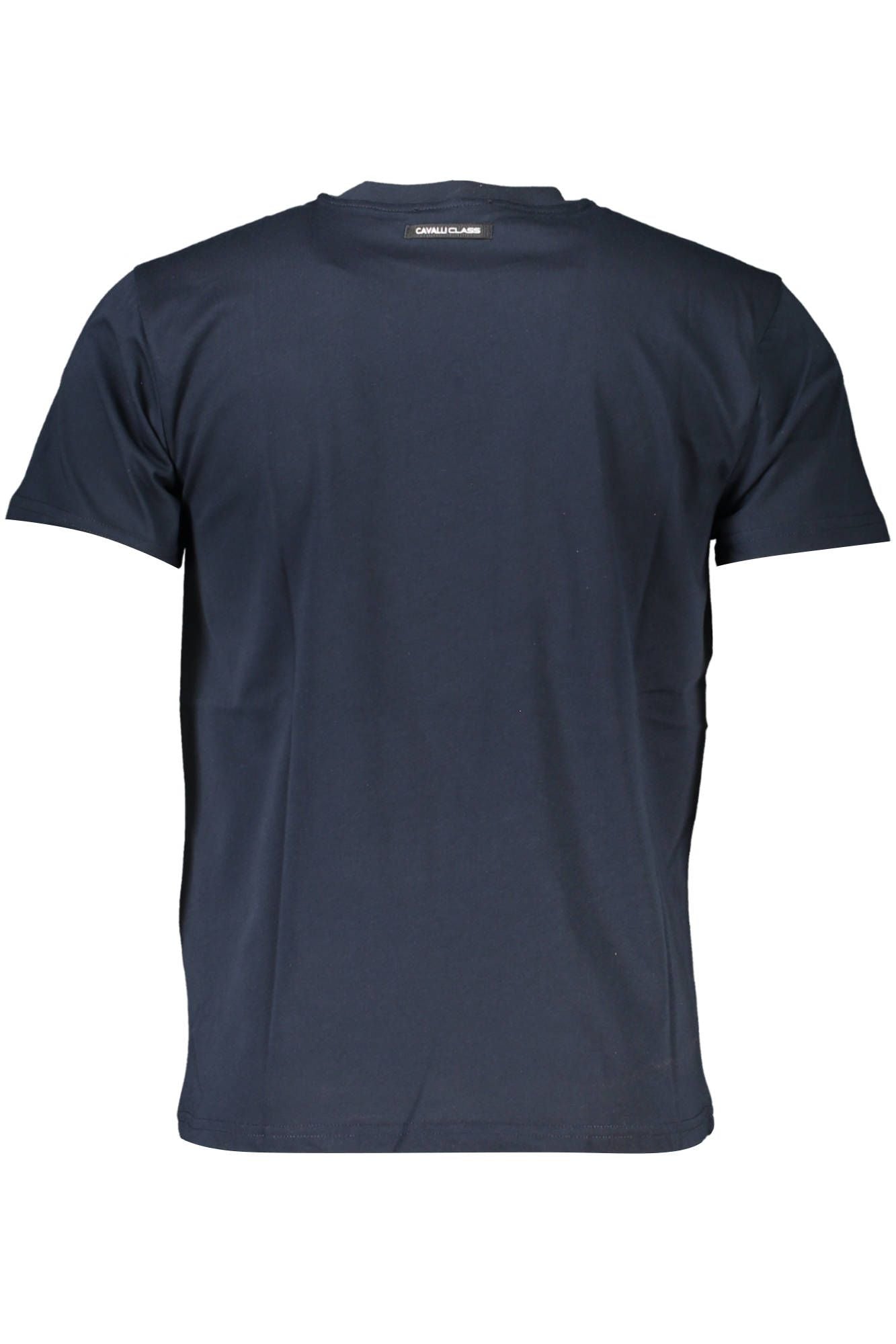 Cavalli Class Blue Cotton Men T-Shirt