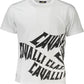 Cavalli Class White Cotton Men T-Shirt