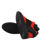 Balenciaga Men High Top Black Red Suede Leather Sneakers