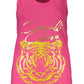 Cavalli Class Elegant Pink Cotton Tank with Logo Print