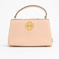 Tory Burch Britten Micro Light Meadowsweet Leather Satchel Bag Purse