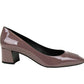 Bottega Veneta Women's Mauve Patent Leather Heel