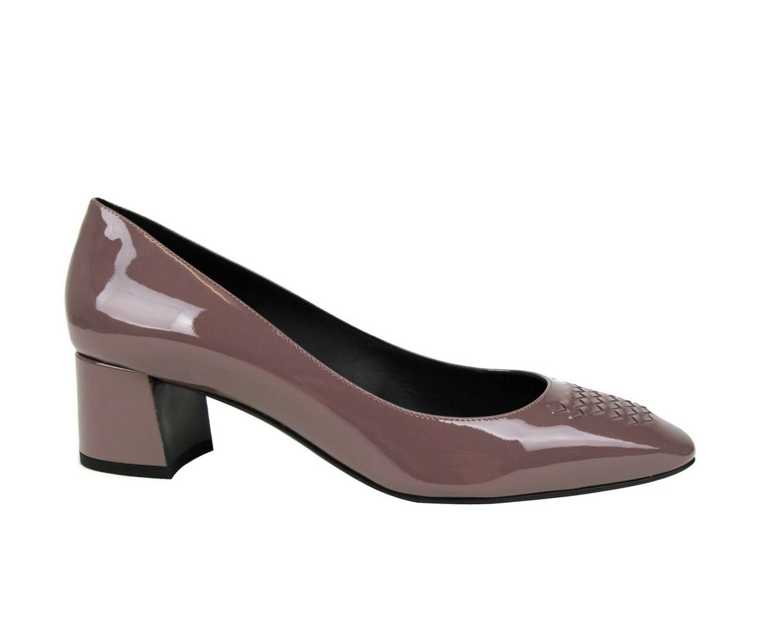 Bottega Veneta Women's Mauve Patent Leather Heel