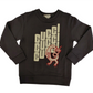 Gucci Boys Black Cotton Logo Print Dragon Patch Sweatshirt