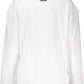 Cavalli Class Chic White Printed Sweater with Cozy Brushed Interior