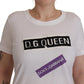 Dolce & Gabbana Elegant White Cotton DG Queen Tee