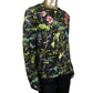 Gucci Men's Tropical Jungle Multicolor Cotton Small Sweatshirt