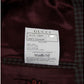 Gucci Men's 2 Buttons Grey / Burgundy Vichy Wool Gauze Jacket