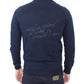 Ermanno Scervino Chic Blue Wool Blend Cardigan Sweater