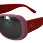 Dolce & Gabbana Chic Oversized UV-Protection Sunglasses