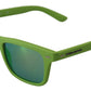 Dolce & Gabbana Acid Green Chic Full Rim Sunglasses