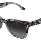 Dolce & Gabbana Elegant White Lace Applique Sunglasses