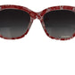 Dolce & Gabbana Elegant Red Lace-Insert Sunglasses