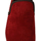 Dolce & Gabbana Red Suede Leather Slip On Loafers Men's Shoes