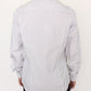 Ermanno Scervino Elegant White and Gray Striped Cotton Shirt