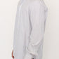 Ermanno Scervino Elegant White and Gray Striped Cotton Shirt