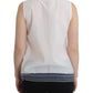 Ermanno Scervino Elegant Cotton-Blend Bow Top