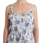 Ermanno Scervino Elegant Floral Sundress for Seaside Soirees