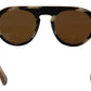 Dolce & Gabbana Brown Tortoise Oval Full Rim Eyewear DG4306 Sunglasses