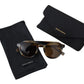Dolce & Gabbana Brown Tortoise Oval Full Rim Eyewear DG4306 Sunglasses