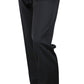 Gucci Men's Skinny Black Wool Evening Dress Pant