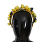 Dolce & Gabbana Yellow Lemons Sicily Crystal Diadem Tiara Headband