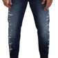 Dolce & Gabbana Elegant Blue Wash Regular Fit Jeans