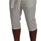 Dolce & Gabbana Elegant White Chino Shorts