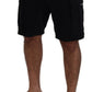 Dolce & Gabbana Elevate Your Summer: Classic Black Bermuda Shorts