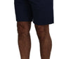 Dolce & Gabbana Elegant Blue Chino Shorts – Regular Fit