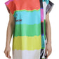 Dolce & Gabbana Multicolor Sleeveless Cotton Top