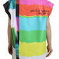 Dolce & Gabbana Multicolor Sleeveless Cotton Top