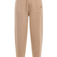 Burberry Elegant Camel Monogram Cashmere Sport Pants