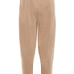 Burberry Elegant Camel Monogram Cashmere Sport Pants