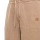 Burberry Elegant Camel Monogram Cashmere Sport Pants