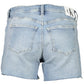 Calvin Klein Chic Light Blue Denim Shorts with Logo Detail