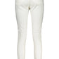 Calvin Klein Chic White Skinny Jeans with Logo Detail