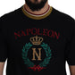 Dolce & Gabbana Iconic Black Cotton Crew Neck Tee