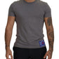 Dolce & Gabbana Classic Grey Crew Neck Cotton Tee