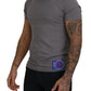 Dolce & Gabbana Classic Grey Crew Neck Cotton Tee