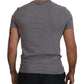 Dolce & Gabbana Classic Grey Crew Neck Cotton Tee