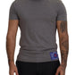 Dolce & Gabbana Classic Grey Crew Neck Cotton Tee