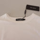 Dolce & Gabbana Elegant Short Sleeve Silk Crewneck Tee