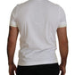 Dolce & Gabbana Elegant White Cotton Tee with DG Chest Pocket